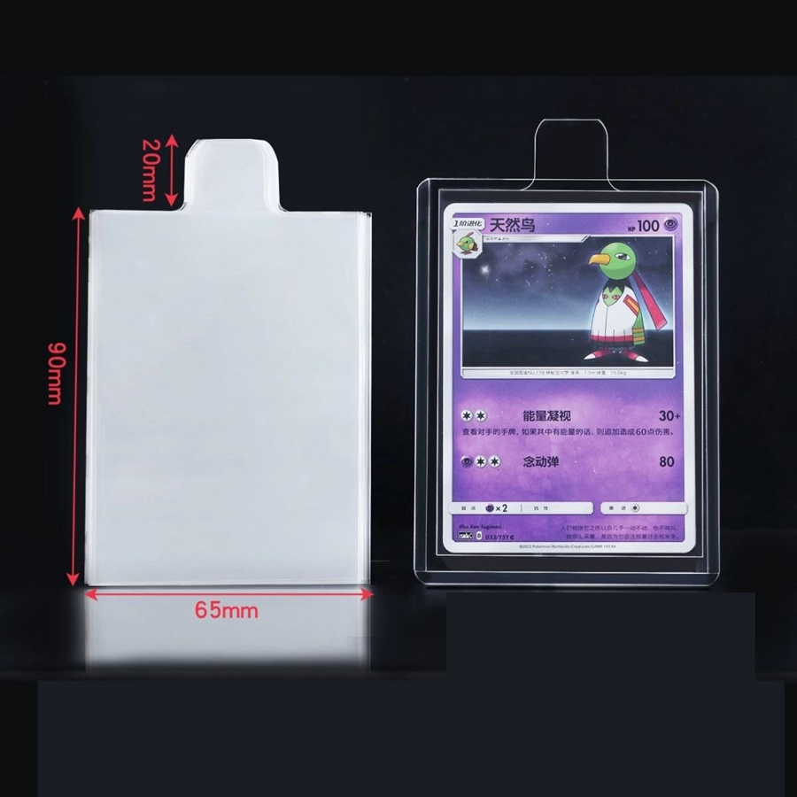 100 pçs 65*90mm bulge jogos ca - Card Penny Sleeve avaliação e preço