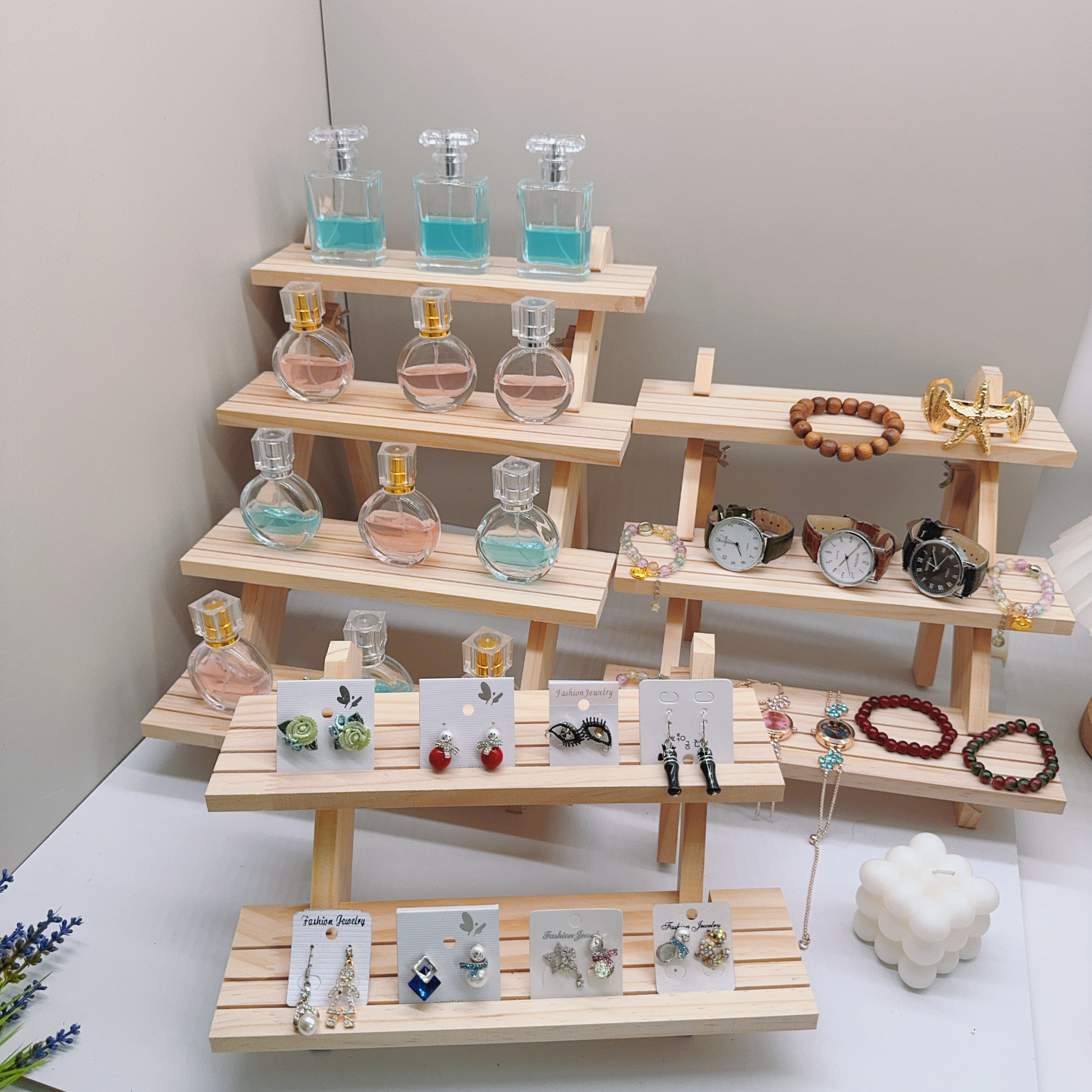 Suporte de orelha riser multi- - Display Risers Set avaliação e preço